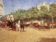 Childe Hassam Le Jour du Grand Prix USA oil painting reproduction